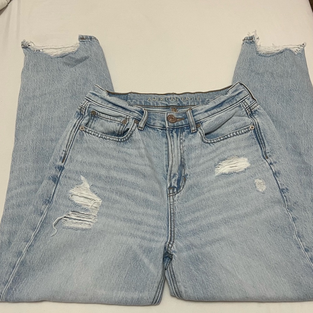 American Eagle highest rise 90’s boyfriend jeans
